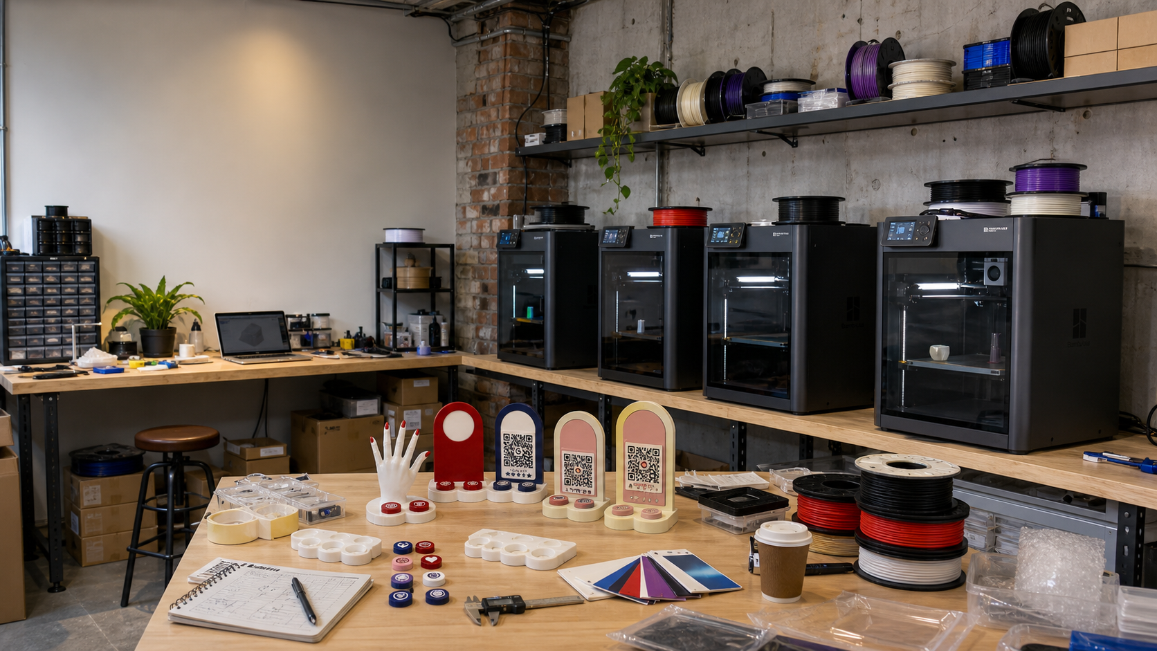 Printola 3D printing production workshop