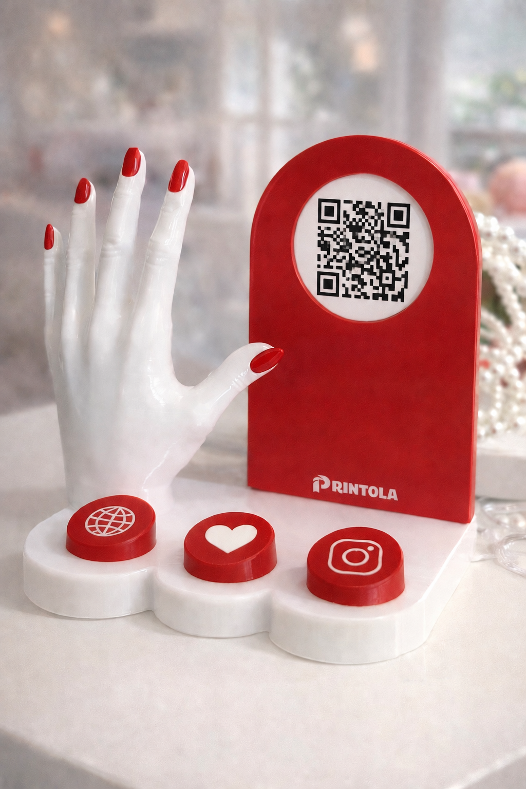 3D printed nail stand